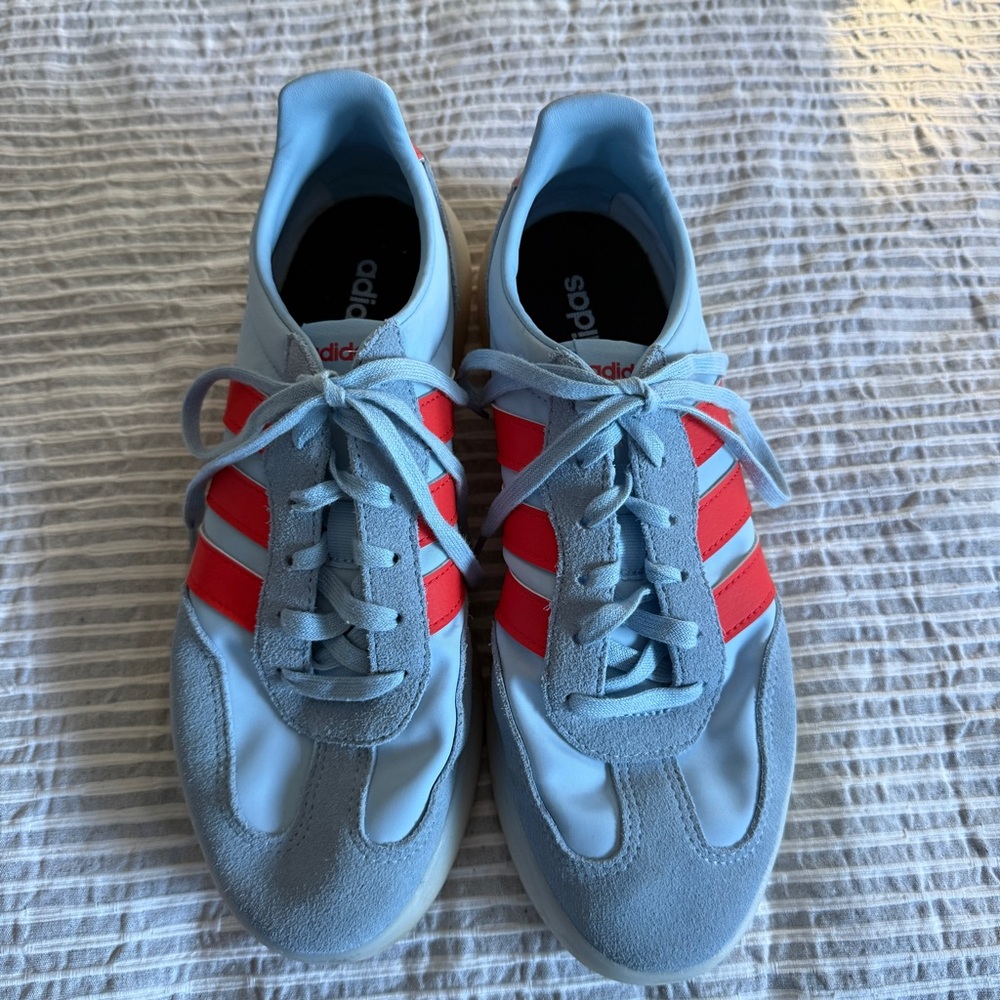 Adidas Blue Suede Sneakers
